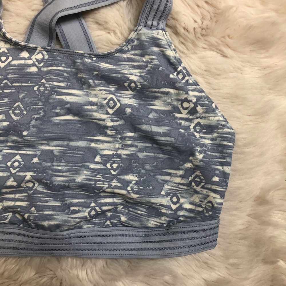 Free People Blue Practice Makes Perfect Sports Bra - Picture 5 of 9